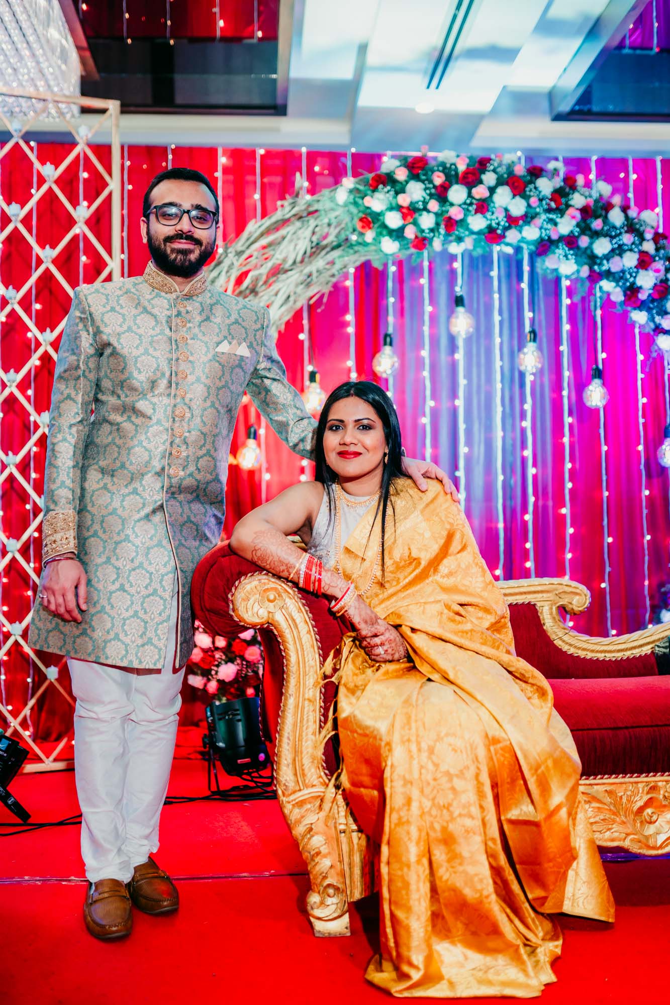Monica & Saurabh Reception — photo 19